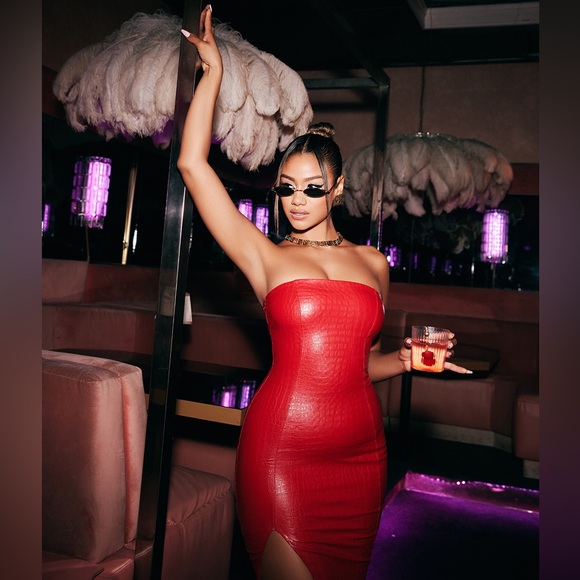 Naked Wardrobe The Crocodile Chic Dress - Picture 13 of 15